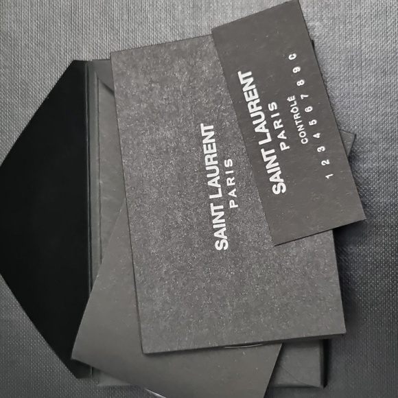 YSL Black Leather Rider/Clutch - Picture 13 of 16